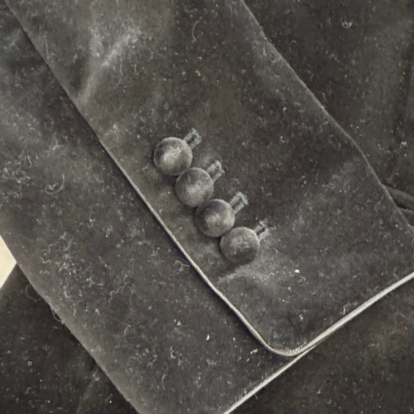 Ann Taylor Black Velvet Blazer - Picture 3 of 4